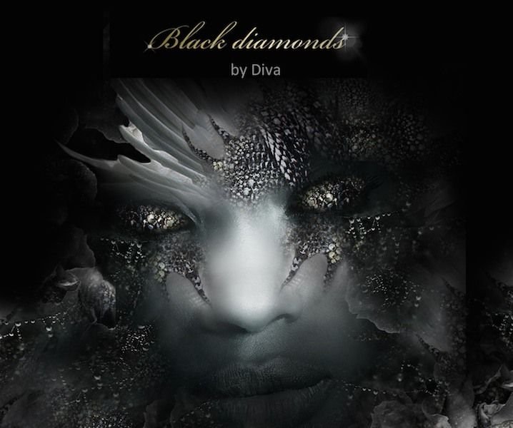 Diva te invita a su exposición »Black Diamonds» con la luz de Swarovski en el Privé